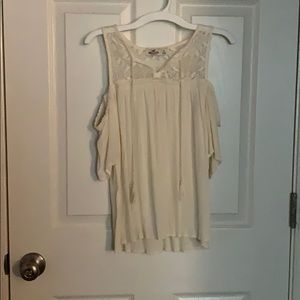 Creme off the shoulder top